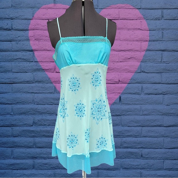 Victoria's Secret Intimates & Sleepwear Victorias Secret Babydoll Slip Dress Lace Sheer